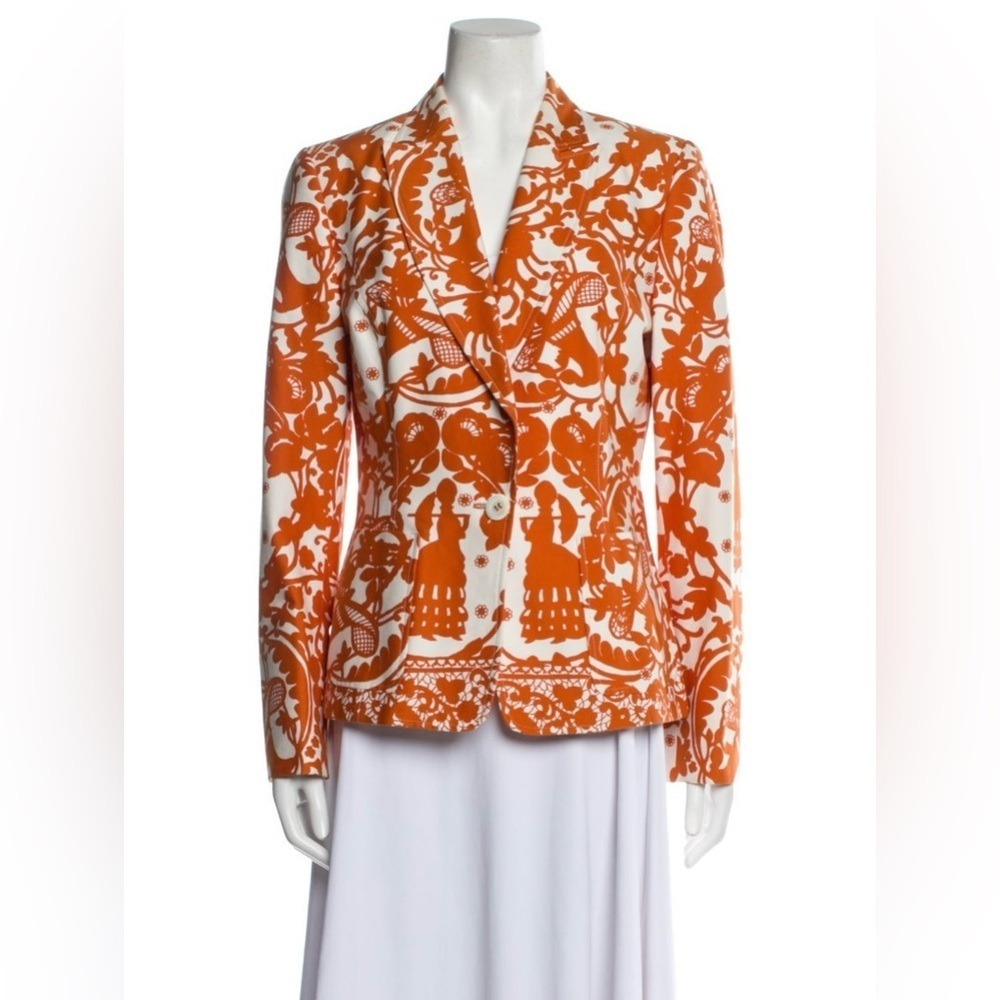 Etcetera Printed Blazer Size 0